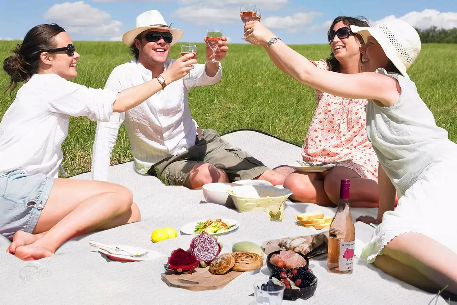 modern picnic blanket